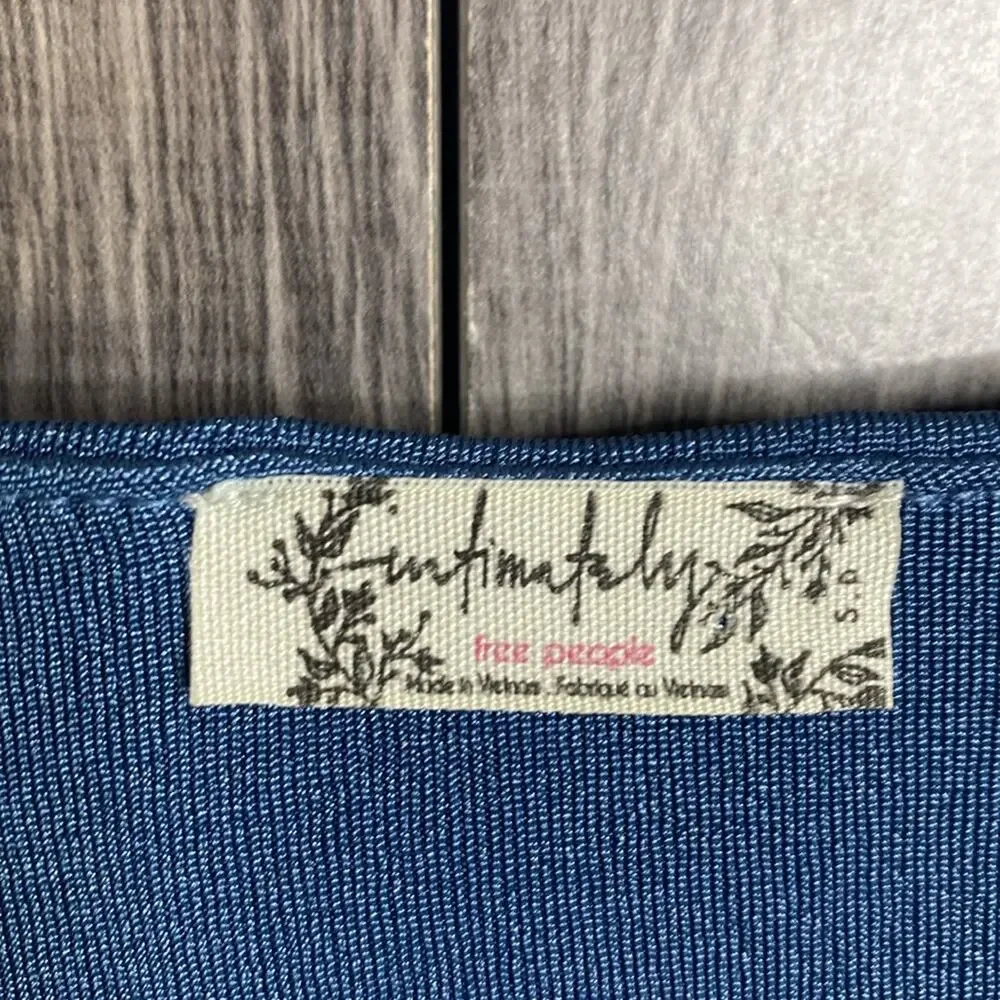 Free People Turnt Bodysuit in Blue - Picture 4 of 7